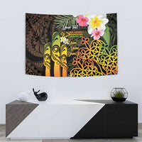 Personalised Vanuatu Independence Day Tapestry Carving Drum Sand Drawing Turtle LT14 - Polynesian Pride