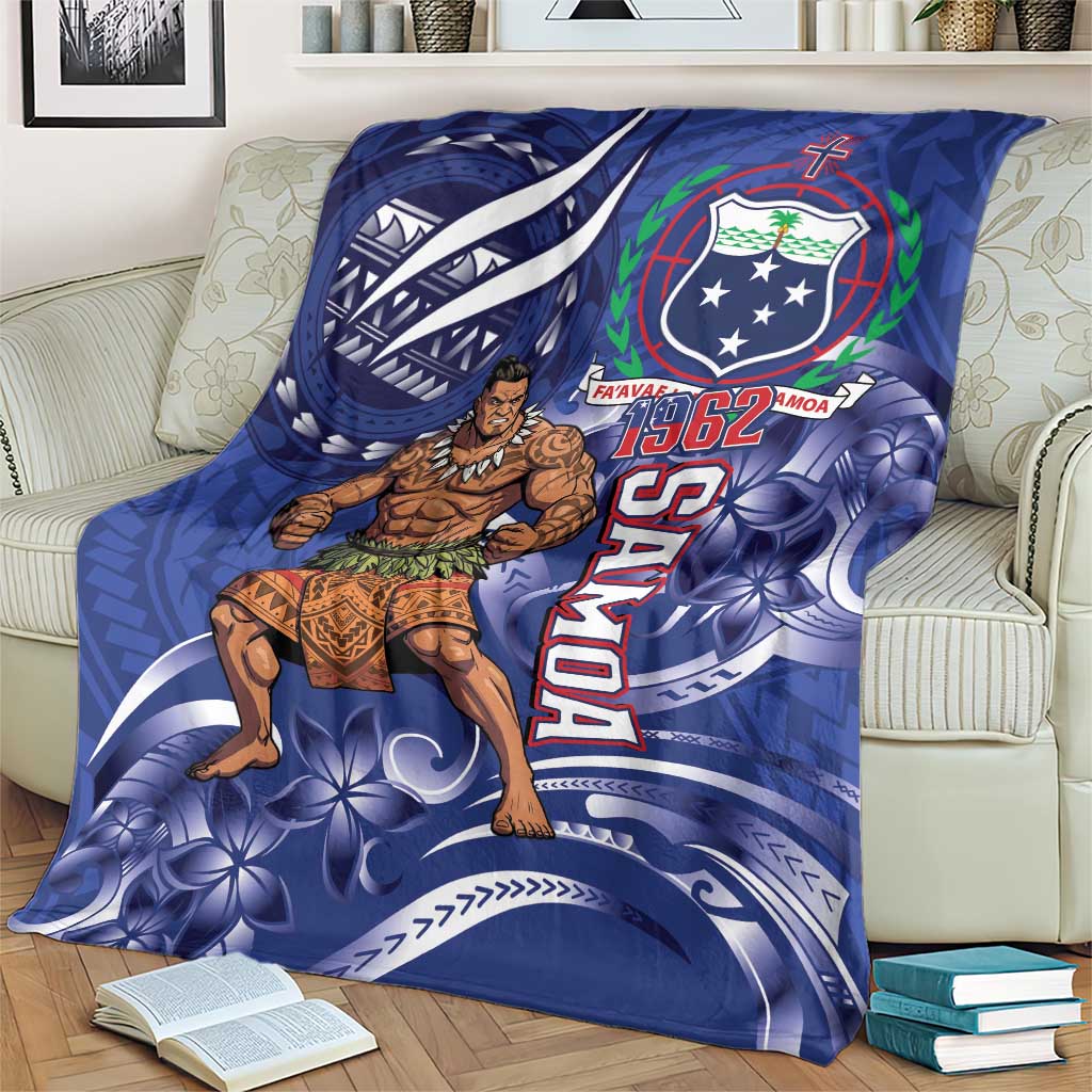 Samoa Independence Day Blanket 1962 Proud Samoan Warrior