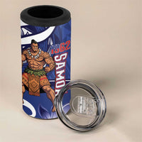 Samoa Independence Day 4 in 1 Can Cooler Tumbler 1962 Proud Samoan Warrior