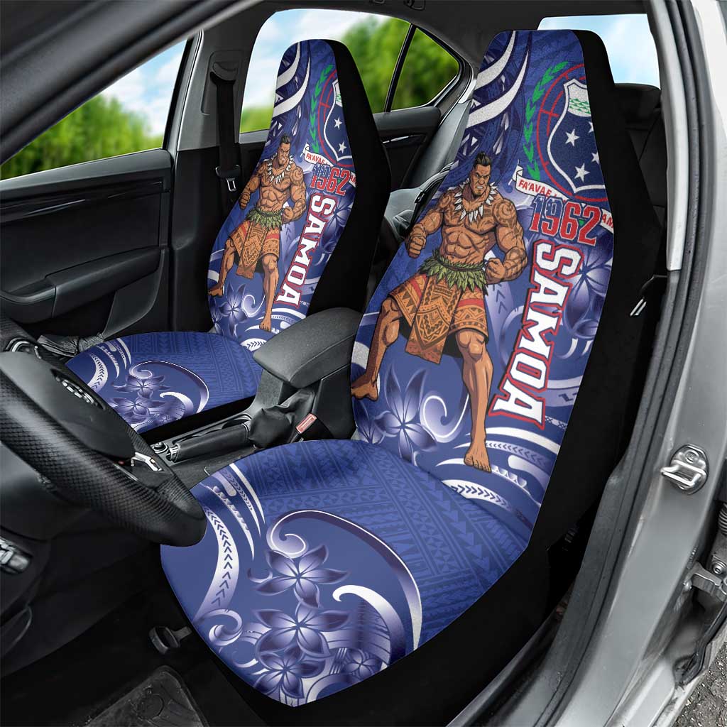 Samoa Independence Day Car Seat Cover 1962 Proud Samoan Warrior