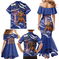Samoa Independence Day Family Matching Mermaid Dress and Hawaiian Shirt 1962 Proud Samoan Warrior LT14 - Polynesian Pride