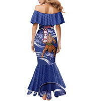 Samoa Independence Day Family Matching Mermaid Dress and Hawaiian Shirt 1962 Proud Samoan Warrior LT14 - Polynesian Pride