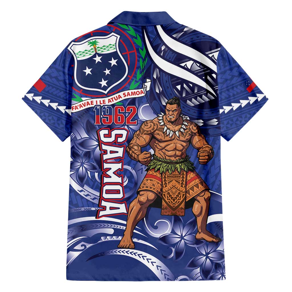 Samoa Independence Day Family Matching Puletasi and Hawaiian Shirt 1962 Proud Samoan Warrior LT14 - Polynesian Pride