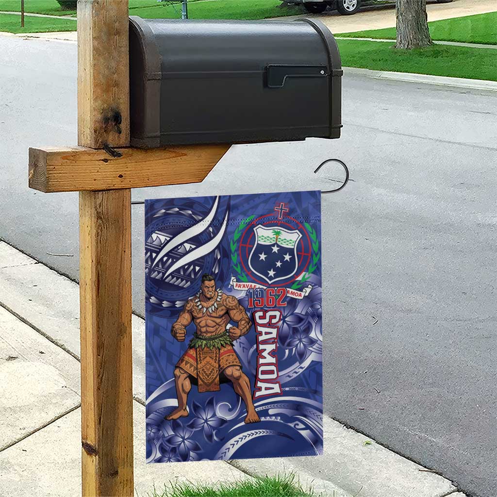 Samoa Independence Day Garden Flag 1962 Proud Samoan Warrior