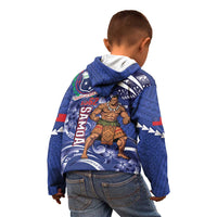 Samoa Independence Day Kid Hoodie 1962 Proud Samoan Warrior LT14 - Polynesian Pride