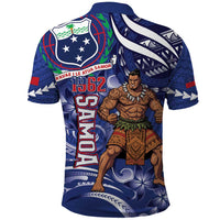 Samoa Independence Day Polo Shirt 1962 Proud Samoan Warrior