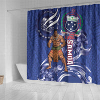 Samoa Independence Day Shower Curtain 1962 Proud Samoan Warrior