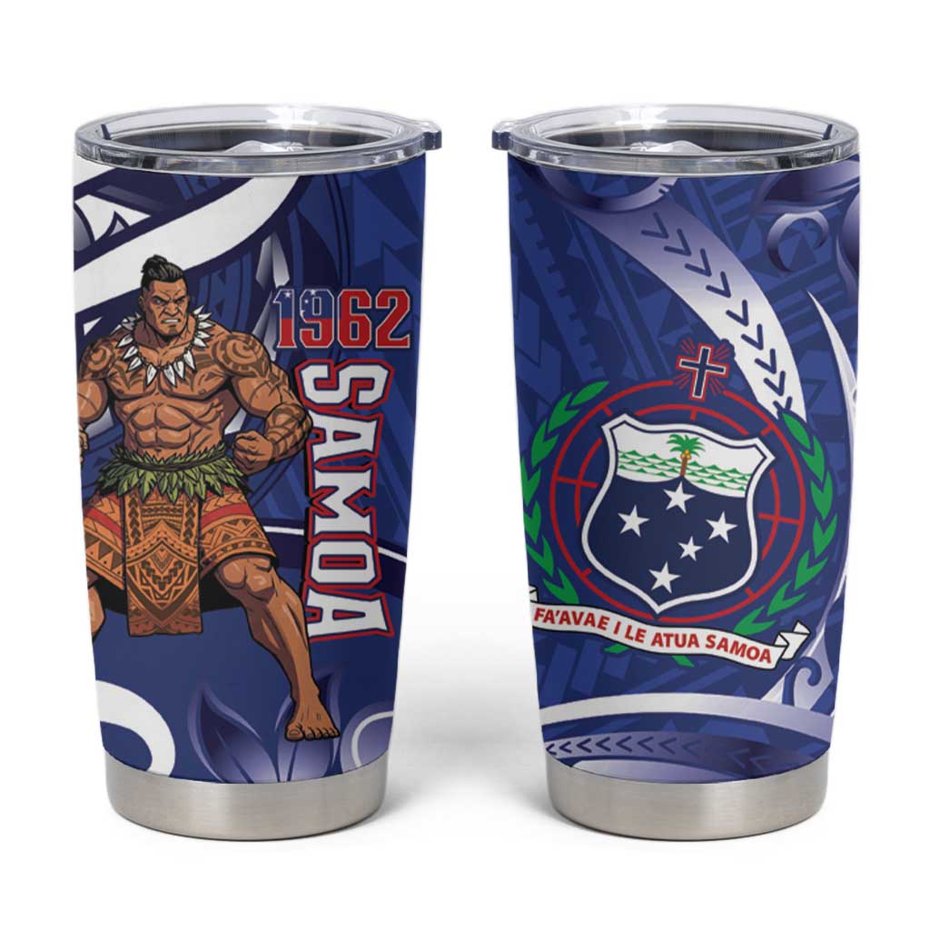 Samoa Independence Day Tumbler Cup 1962 Proud Samoan Warrior