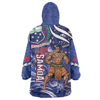 Samoa Independence Day Wearable Blanket Hoodie 1962 Proud Samoan Warrior