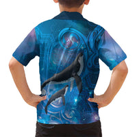 Paikea New Zealand Matariki Family Matching Mermaid Dress and Hawaiian Shirt Humpback Whale Taniko Motifs Ocean Vibes