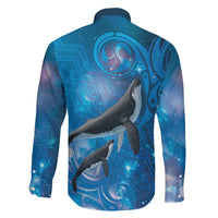 Paikea New Zealand Matariki Family Matching Tank Maxi Dress and Hawaiian Shirt Humpback Whale Taniko Motifs Ocean Vibes
