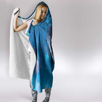 Paikea New Zealand Matariki Hooded Blanket Humpback Whale Taniko Motifs Ocean Vibes LT14 - Polynesian Pride