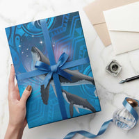 Paikea New Zealand Matariki Wrapping Paper Humpback Whale Taniko Motifs Ocean Vibes