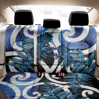 Piwakawaka New Zealand Matariki Back Car Seat Cover Maori New Year Silver Fern Blue Galaxy