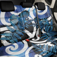 Piwakawaka New Zealand Matariki Back Car Seat Cover Maori New Year Silver Fern Blue Galaxy