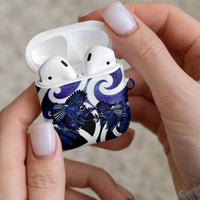Piwakawaka New Zealand Matariki AirPods Case Maori New Year Silver Fern Purple Galaxy