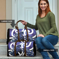 Piwakawaka New Zealand Matariki Travel Bag Maori New Year Silver Fern Purple Galaxy