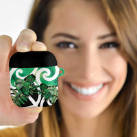Piwakawaka New Zealand Matariki AirPods Case Maori New Year Silver Fern Green Galaxy