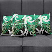 Piwakawaka New Zealand Matariki Pillow Cover Maori New Year Silver Fern Green Galaxy LT14 - Polynesian Pride