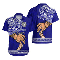 Personalised Father Day American Samoa Hawaiian Shirt I Love You Dad LT14 - Polynesian Pride