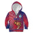 Personalised Father Day Guam Kid Hoodie I Love You Dad Guaman Latte Stone LT14 Zip Hoodie Red - Polynesian Pride