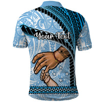 Custom Father Day FSM Polo Shirt Federated States of Micronesia I Love You Dad LT14 - Polynesian Pride