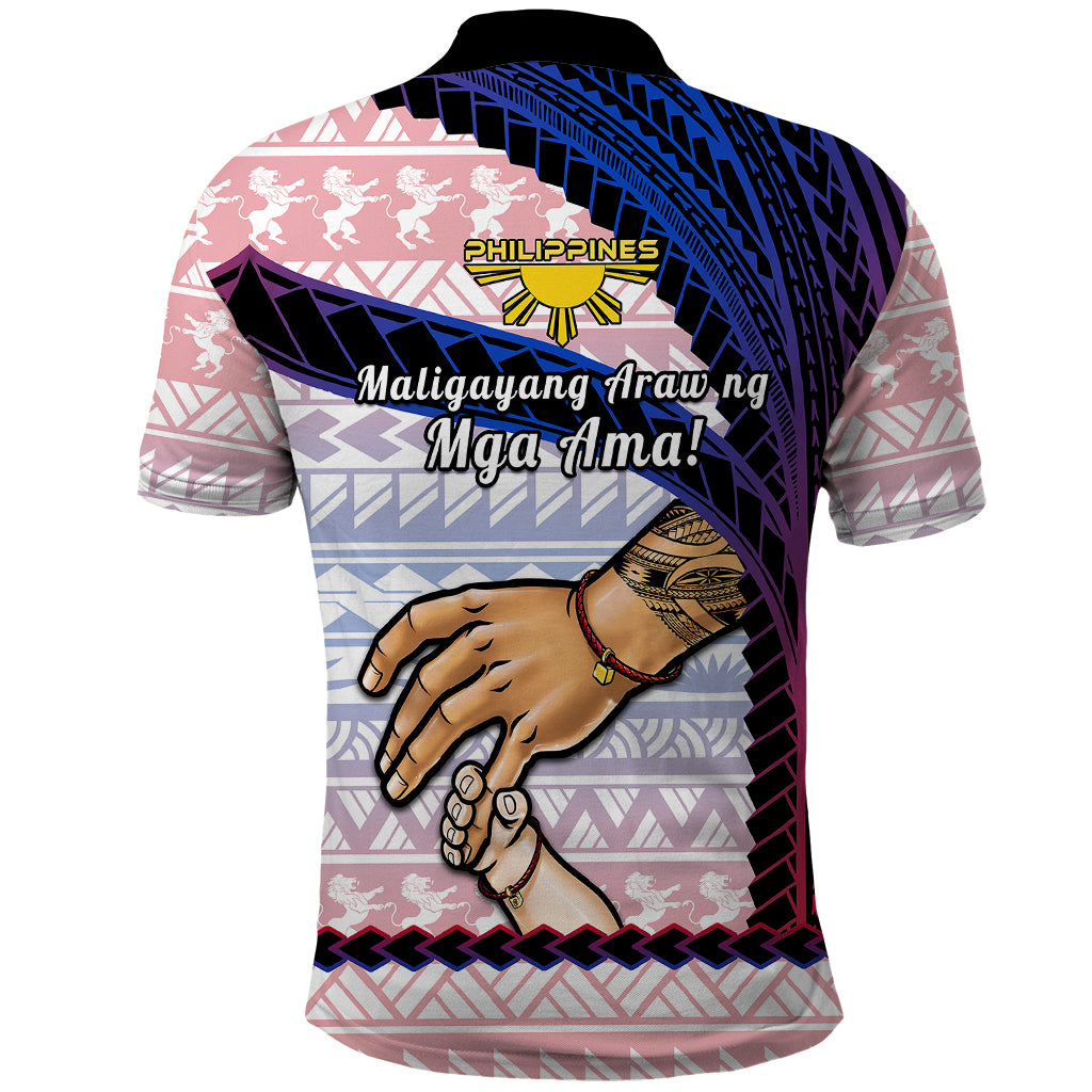 Polynesian Pride Father Day Philippines Polo Shirt Filipino Pattern Maligayang Araw ng Mga Ama LT14 - Polynesian Pride