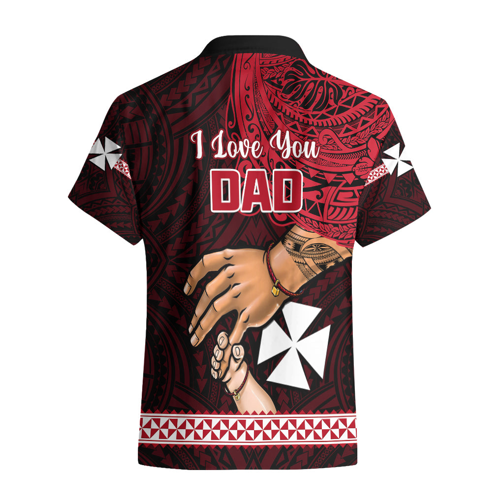 Polynesian Pride Father Day Wallis and Futuna Hawaiian Shirt I Love You Dad LT14 - Polynesian Pride