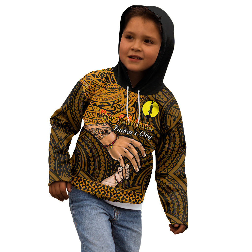 Personalised Father Day New Caledonia Kid Hoodie I Love You Dad LT14 - Polynesian Pride