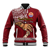 Polynesian Pride Father Day French Polynesia Baseball Jacket I Love You Dad LT14 Unisex Blue - Polynesian Pride