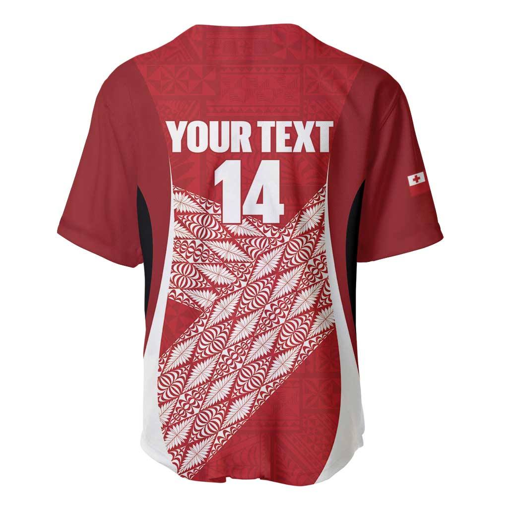 Tonga Rugby Custom Baseball Jersey Go ʻIkale Tahi Go Tongan Tapa Cloth