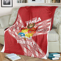 Tonga Rugby Custom Blanket Go ʻIkale Tahi Go Tongan Tapa Cloth