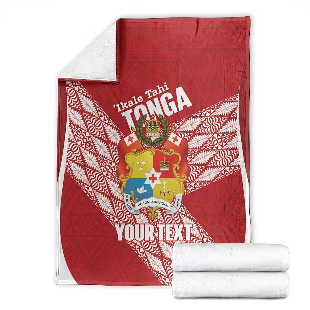 Tonga Rugby Custom Blanket Go ʻIkale Tahi Go Tongan Tapa Cloth