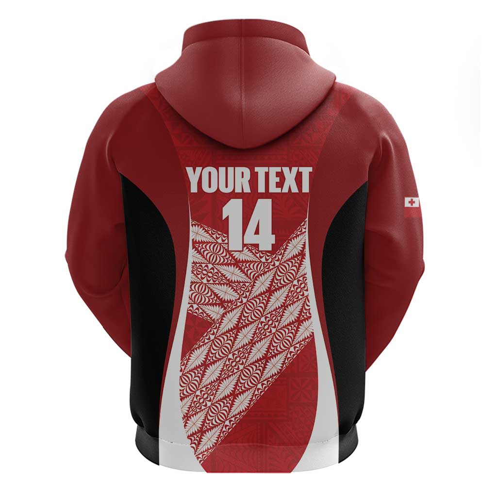 Tonga Rugby Custom Hoodie Go ʻIkale Tahi Go Tongan Tapa Cloth