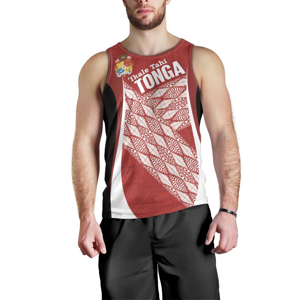 Tonga Rugby Custom Men Tank Top Go ʻIkale Tahi Go Tongan Tapa Cloth