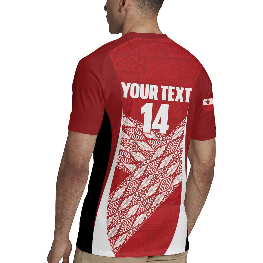 Tonga Rugby Custom Rugby Jersey Go ʻIkale Tahi Go Tongan Tapa Cloth
