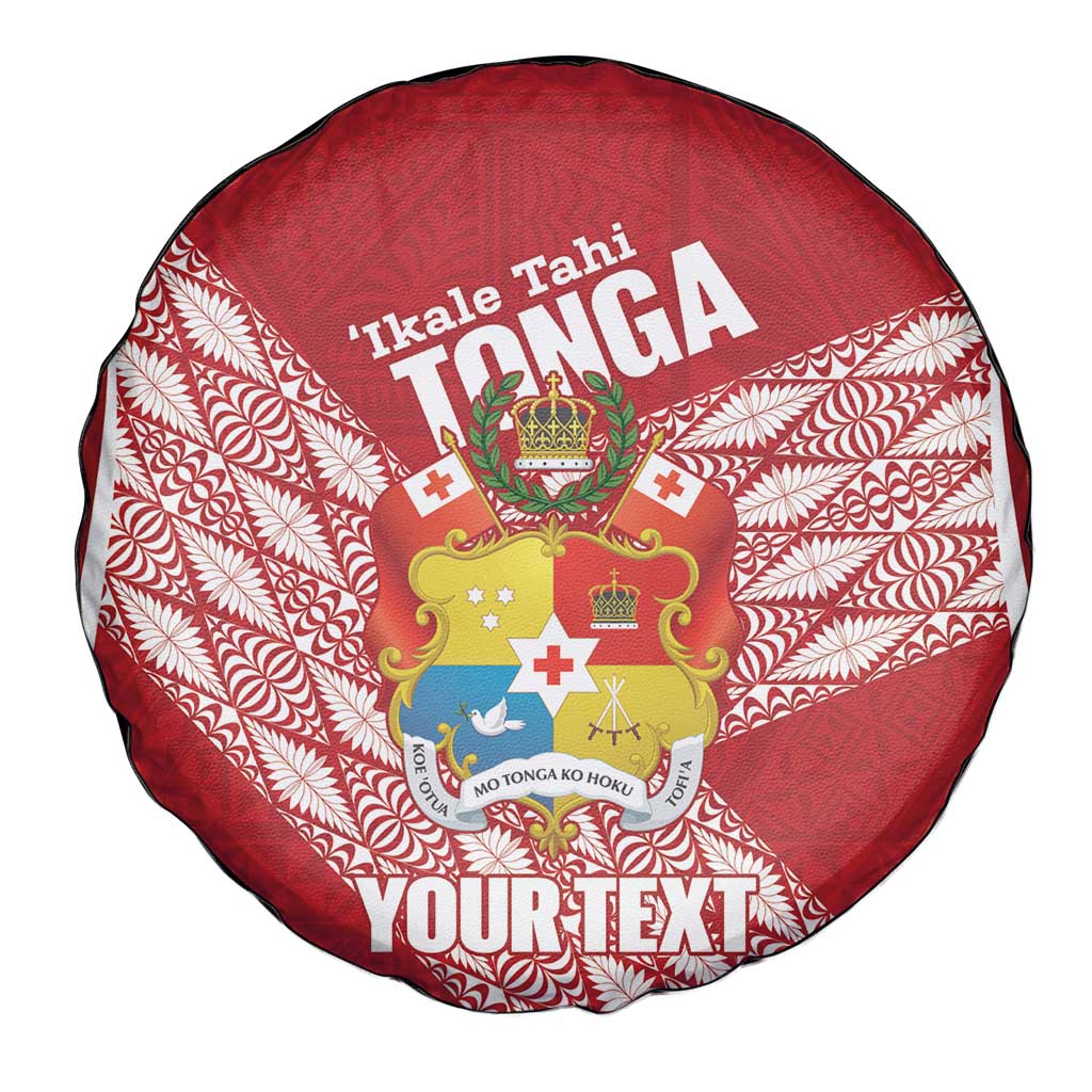 Tonga Rugby Custom Spare Tire Cover Go ʻIkale Tahi Go Tongan Tapa Cloth