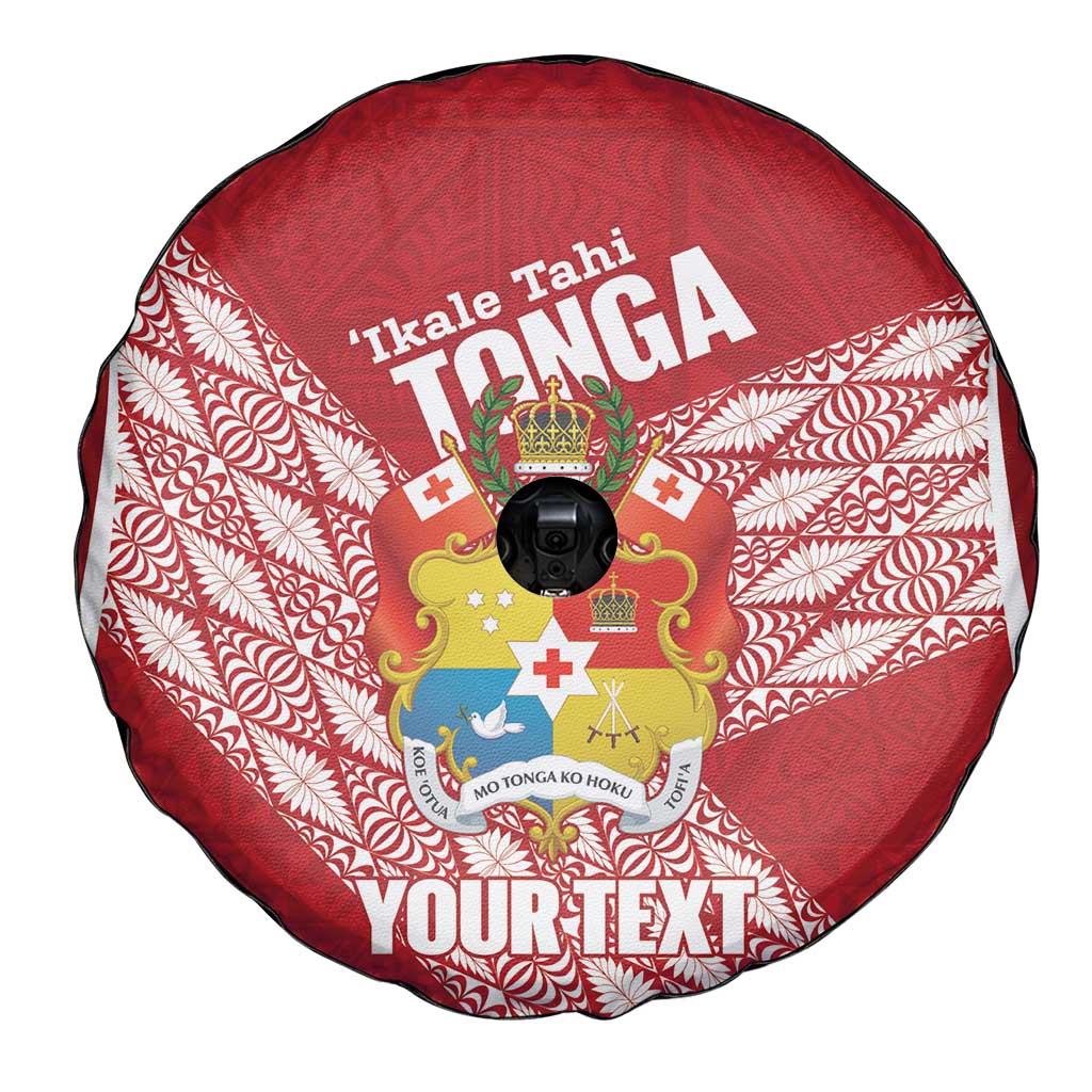 Tonga Rugby Custom Spare Tire Cover Go ʻIkale Tahi Go Tongan Tapa Cloth