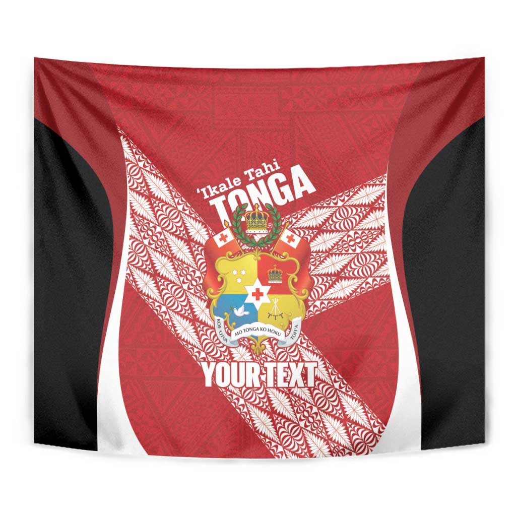 Tonga Rugby Custom Tapestry Go ʻIkale Tahi Go Tongan Tapa Cloth