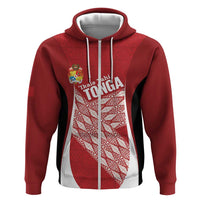 Tonga Rugby Custom Zip Hoodie Go ʻIkale Tahi Go Tongan Tapa Cloth