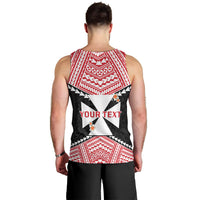 Personalised 29 July Wallis And Futuna Territory Day Men Tank Top Polynesian Tribal Pattern LT14 - Polynesian Pride