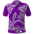 Polynesian Pride Hawaii Polo Shirt Hawaiian Tribal Honu Purple Version LT14 Purple - Polynesian Pride