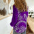 Polynesian Pride Hawaii Women Casual Shirt Hawaiian Tribal Honu Purple Version LT14 - Polynesian Pride