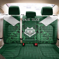 Custom Aotearoa Rugby Back Car Seat Cover New Zealand Maori Kete Poutama Pattern LT14 - Polynesian Pride
