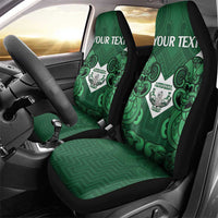 Custom Aotearoa Rugby Car Seat Cover New Zealand Maori Kete Poutama Pattern LT14 - Polynesian Pride