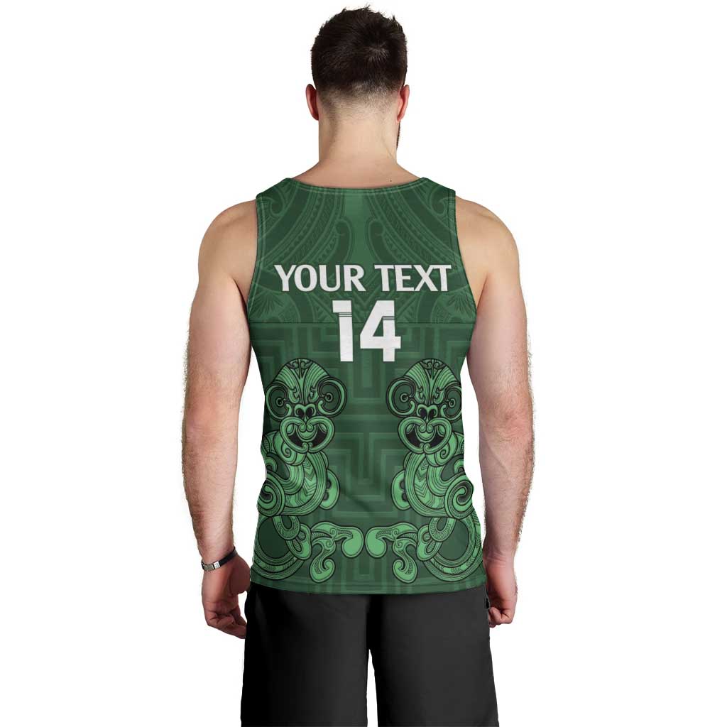 Custom Aotearoa Rugby Men Tank Top New Zealand Maori Kete Poutama Pattern