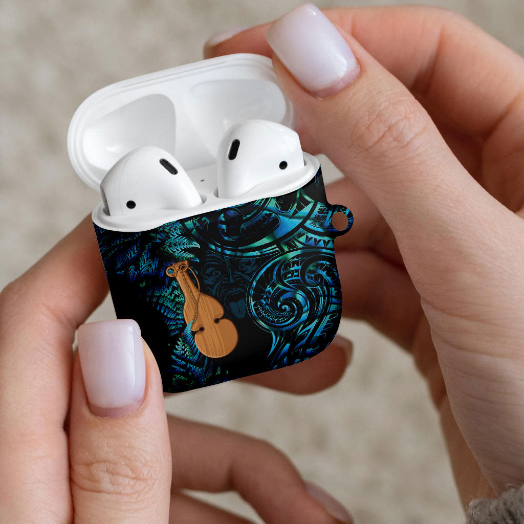 Kotiate New Zealand AirPods Case Maori Weapon Paua Shell Haka Fern LT14 - Polynesian Pride