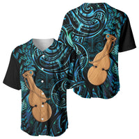Kotiate New Zealand Baseball Jersey Maori Weapon Paua Shell Haka Fern LT14 - Polynesian Pride