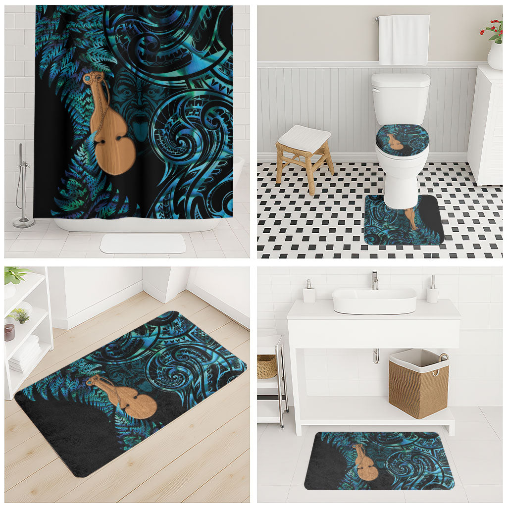Kotiate New Zealand Bathroom Set Maori Weapon Paua Shell Haka Fern LT14 - Polynesian Pride