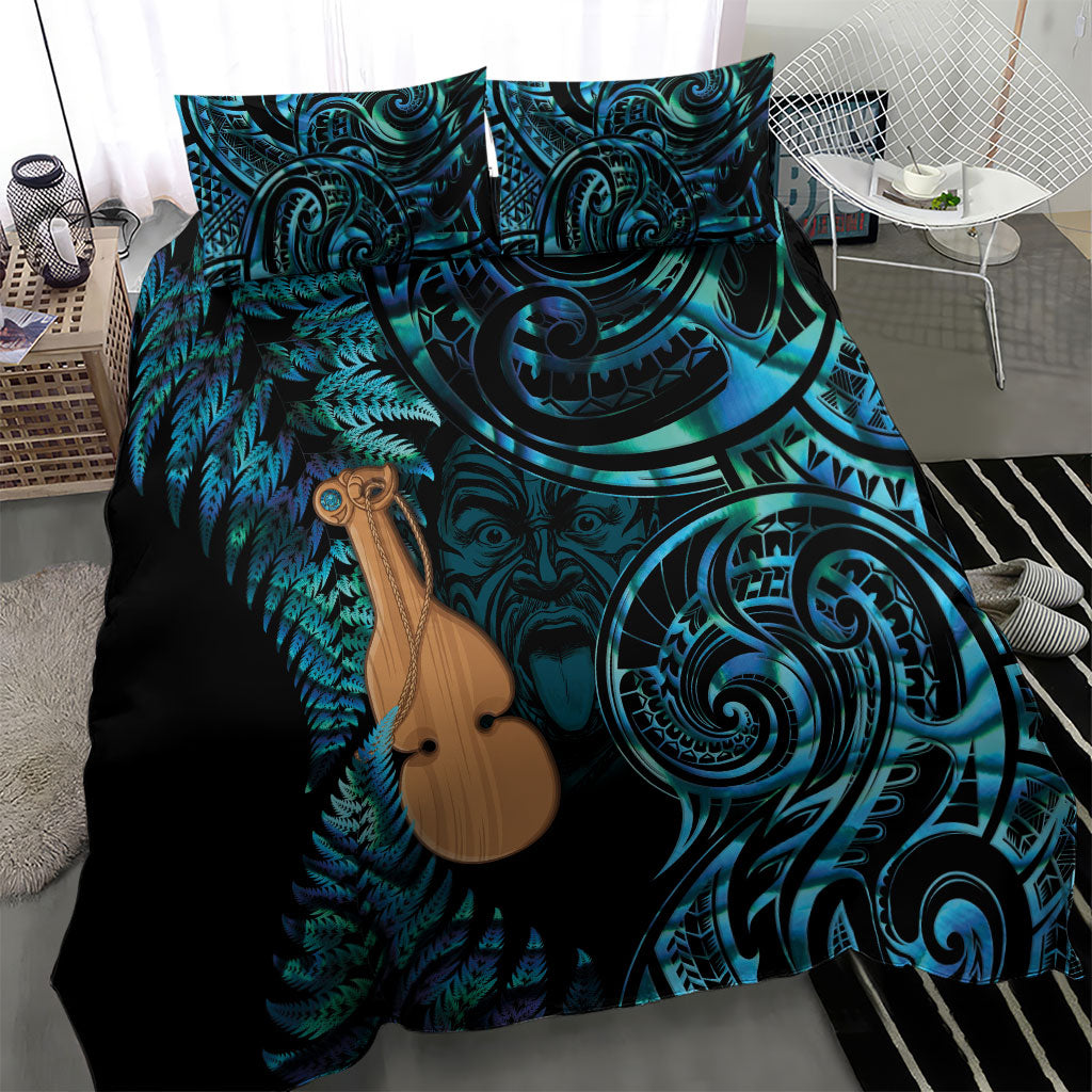 Kotiate New Zealand Bedding Set Maori Weapon Paua Shell Haka Fern LT14 - Polynesian Pride